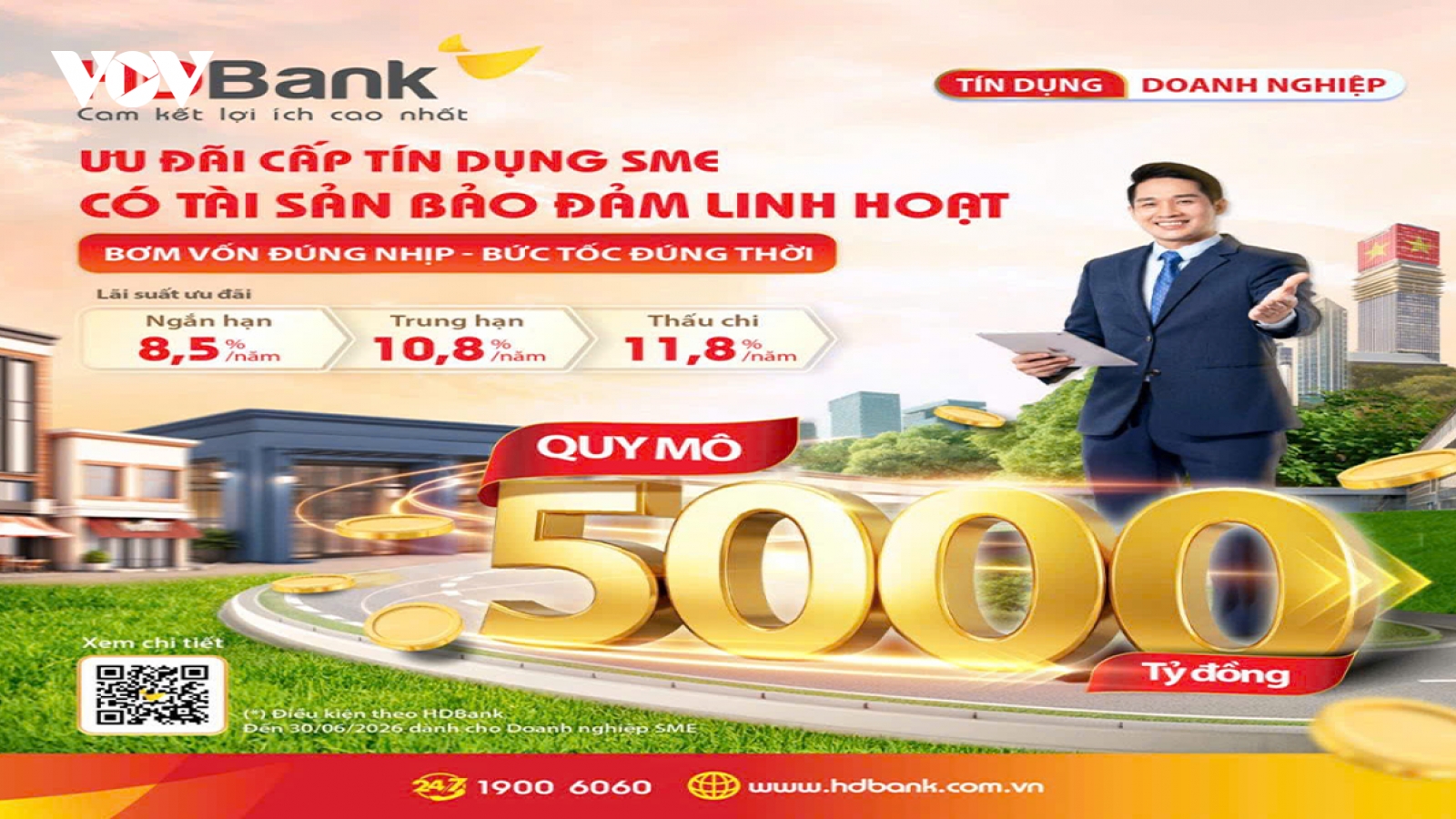 Cho vay đến 100% tài sản bảo đảm, kích hoạt gói ưu đãi lãi suất