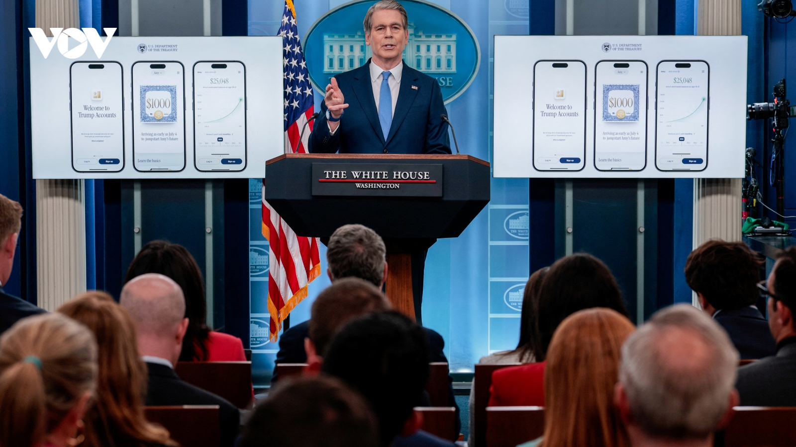 Mỹ triển khai ứng dụng "Trump Accounts" hỗ trợ tiết kiệm cho trẻ em