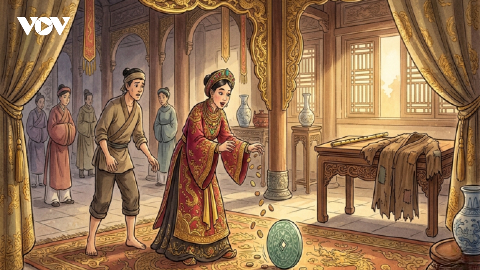 Truyện cổ tích: Nàng công chúa tham lam
