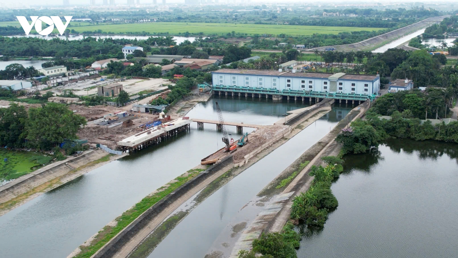 Hà Nội: Trạm bơm Yên Sở duy trì trực 24/7, sẵn sàng tiêu thoát nước mùa mưa 2026