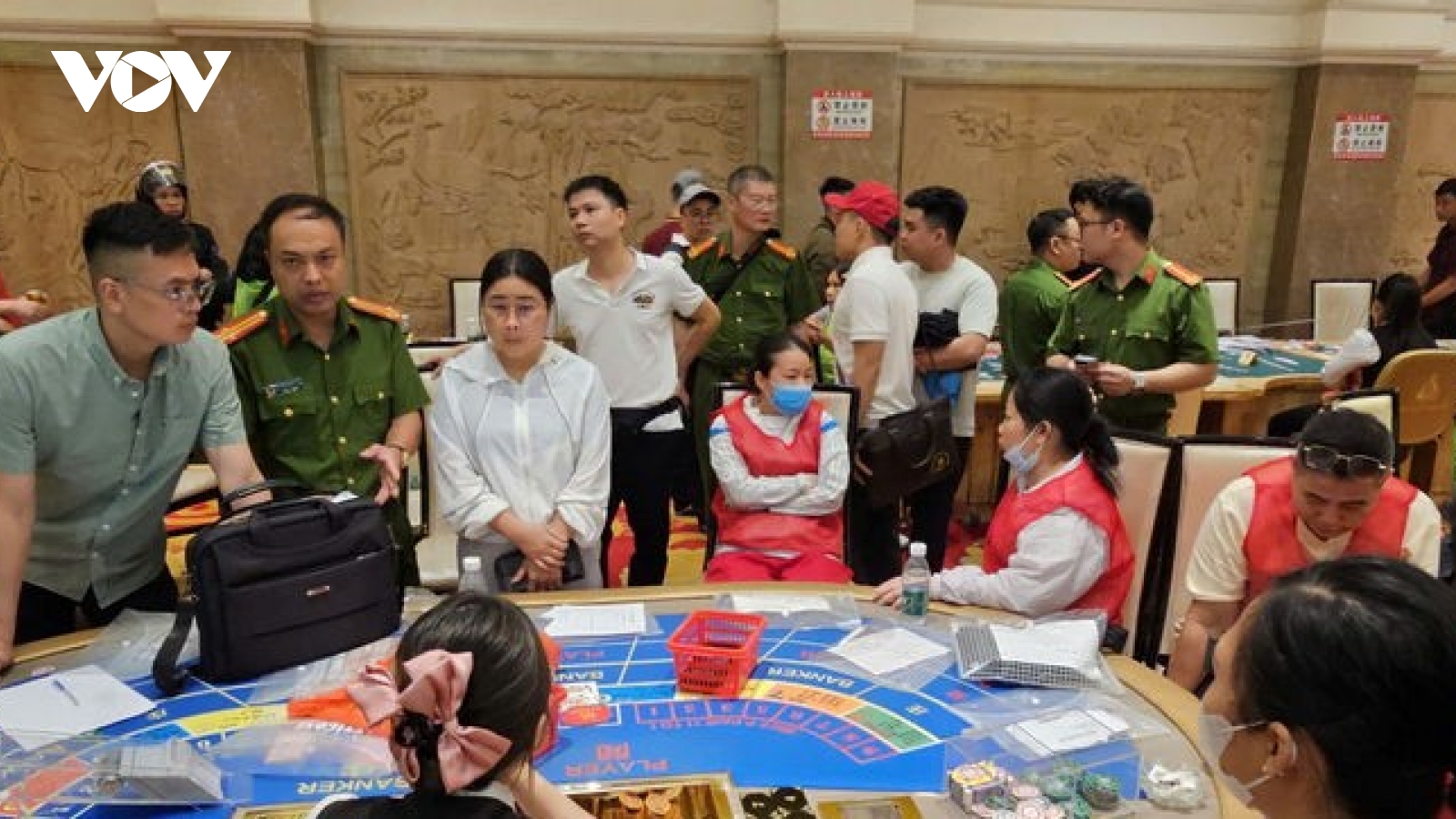 Đột kích sòng bạc trá hình ở biên giới Lạng Sơn, khởi tố 66 đối tượng