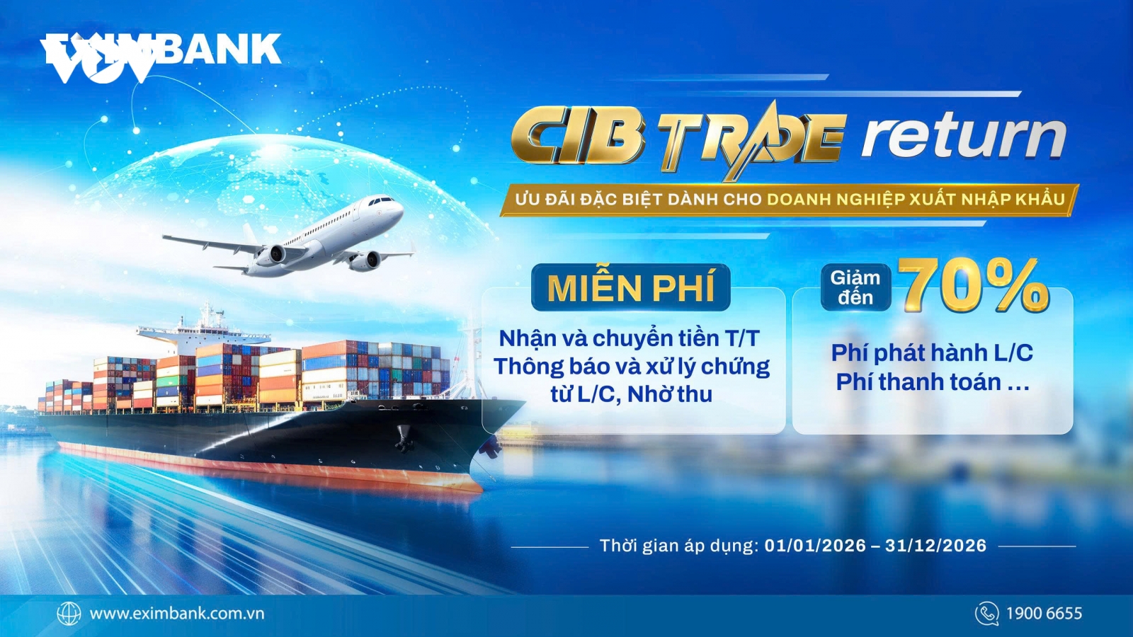 Eximbank triển khai giải pháp thanh toán quốc tế cho doanh nghiệp lớn và FDI