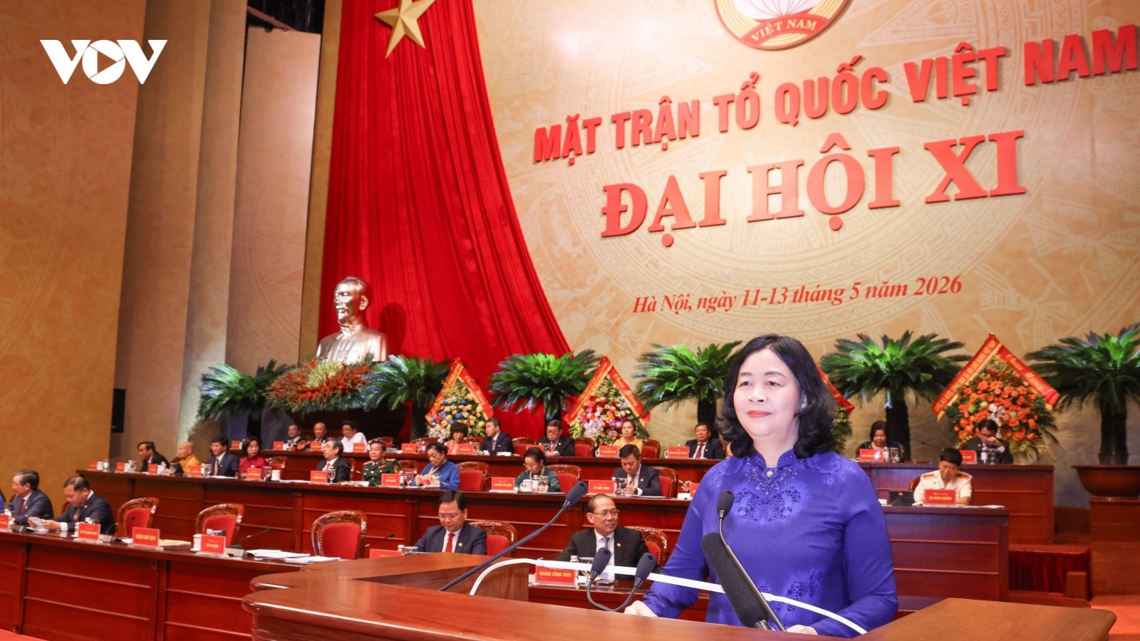 Bà Bùi Thị Minh Hoài tái đắc cử Chủ tịch Ủy ban Trung ương MTTQ Việt Nam khóa mới