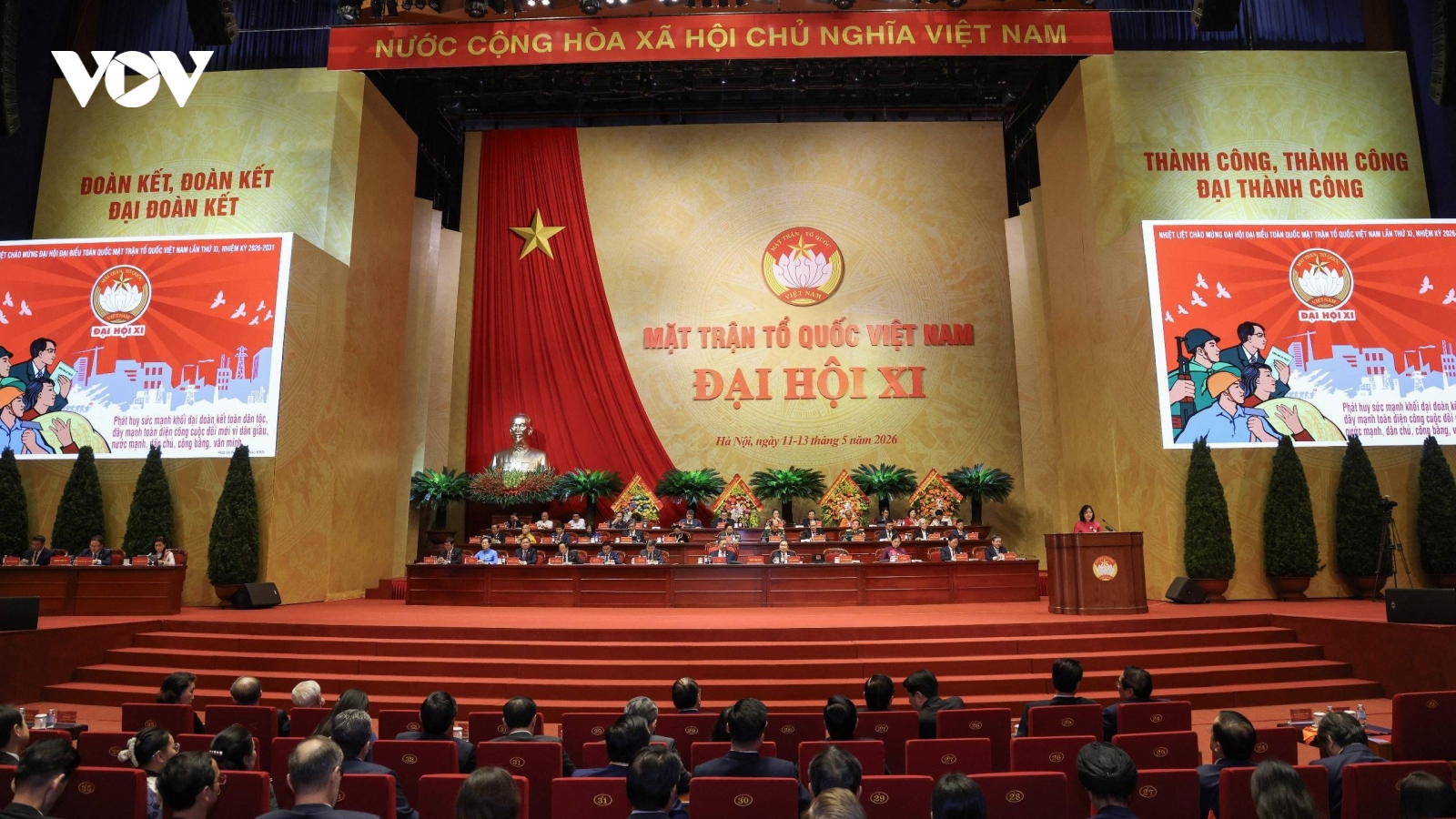 Sáng nay, bế mạc Đại hội đại biểu toàn quốc MTTQ Việt Nam lần thứ XI