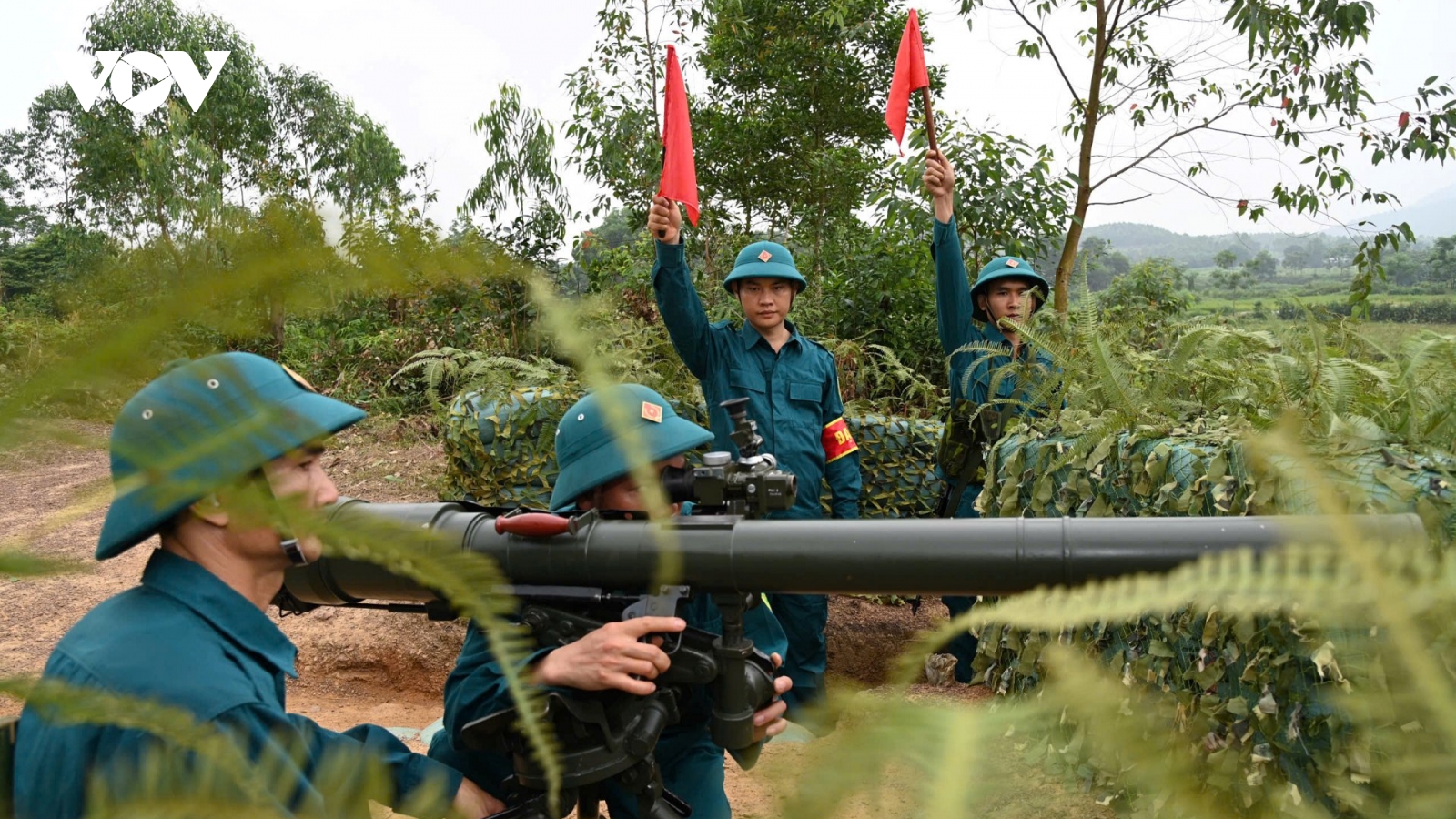 Hoàn thành diễn tập tác chiến cấp xã, phường đầu tiên