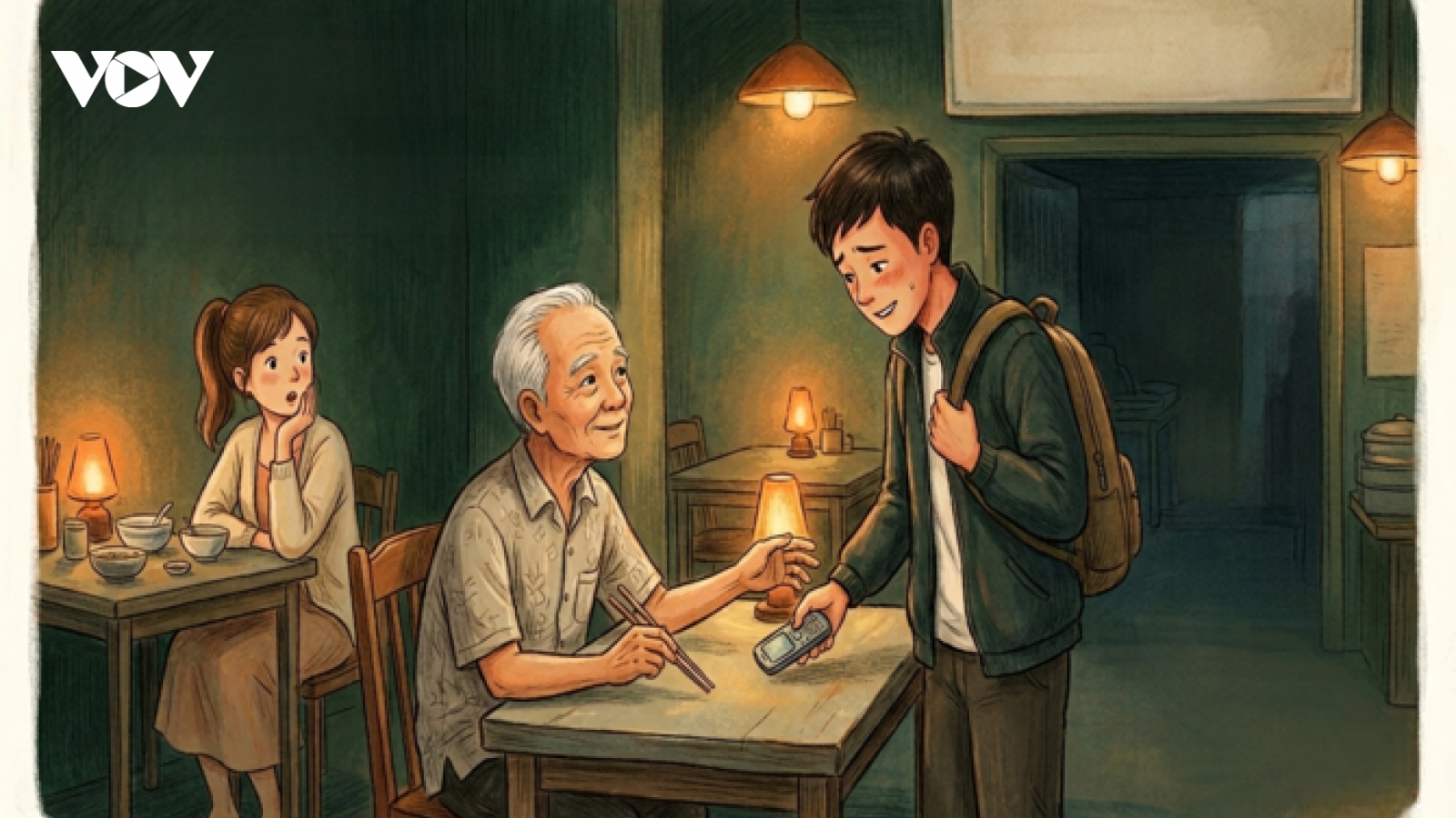 Truyện kể: “Chiếc điện thoại bị mất”