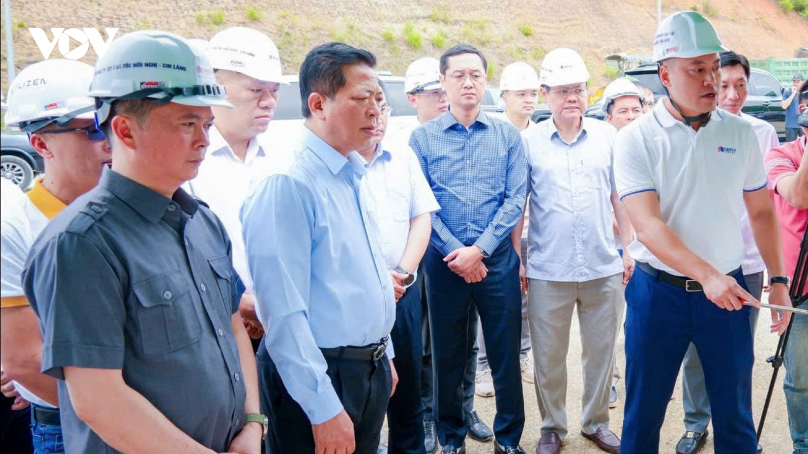 Bộ trưởng Trần Hồng Minh kiểm tra 2 dự án cao tốc nghìn tỷ tại Lạng Sơn, Cao Bằng