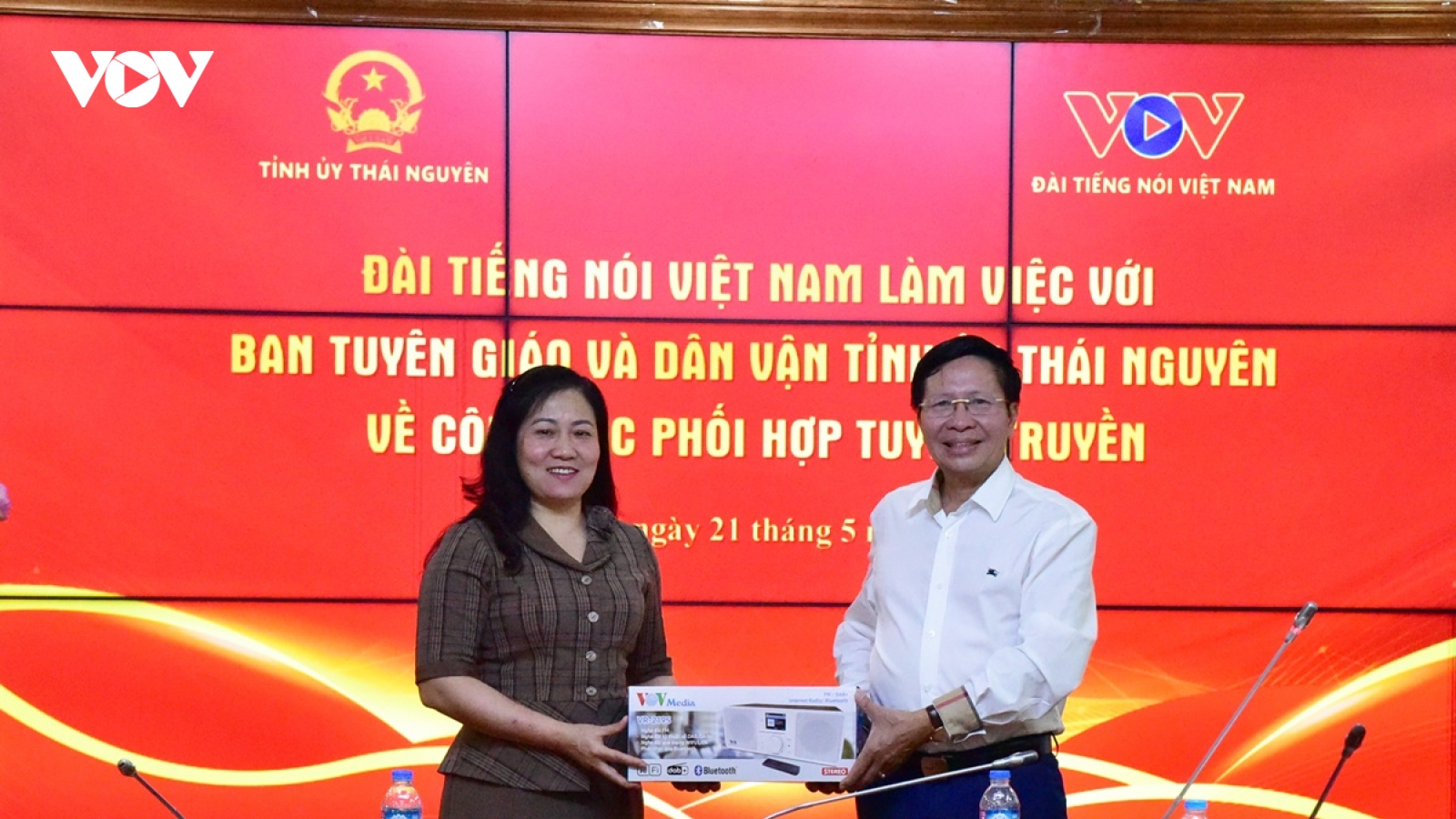 Đài Tiếng nói Việt Nam làm việc với Ban Tuyên giáo và Dân vận Tỉnh ủy Thái Nguyên