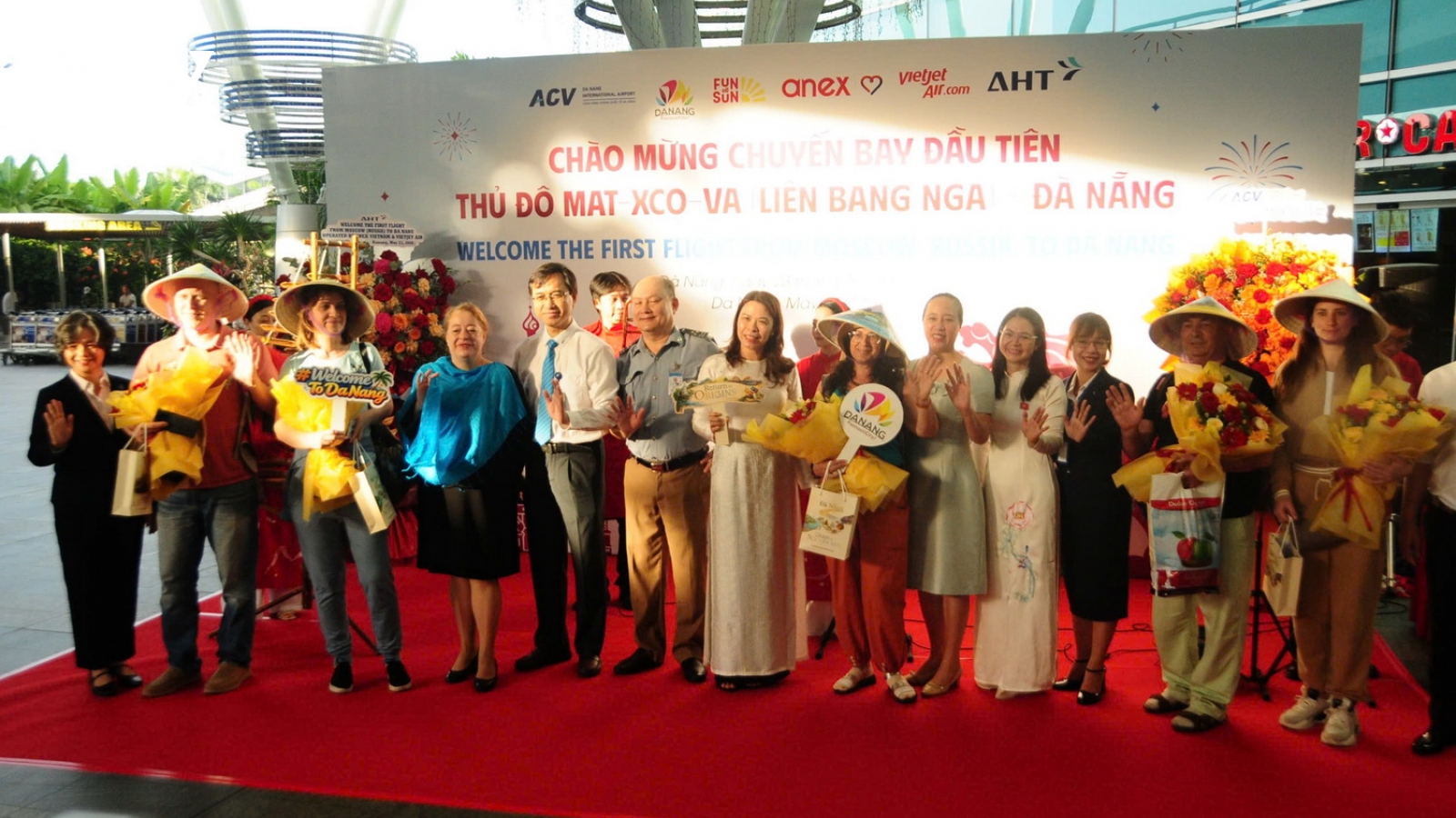 Chuyến bay thẳng đầu tiên từ Moscow (Nga) đến Đà Nẵng