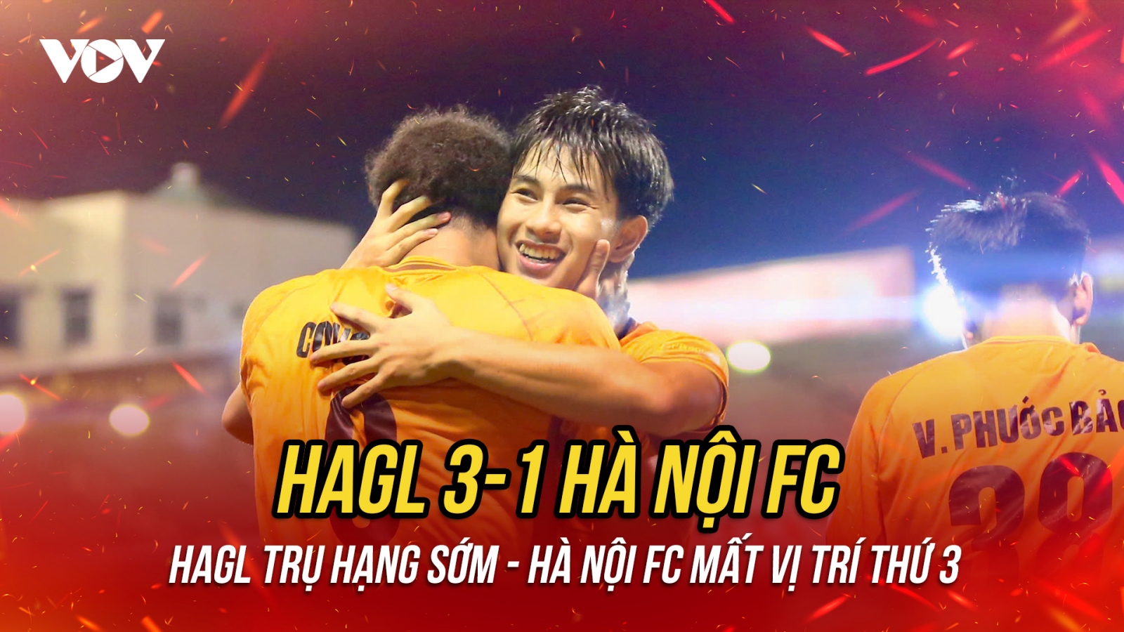 HAGL trụ hạng sớm sau chiến thắng đậm trước Hà Nội FC