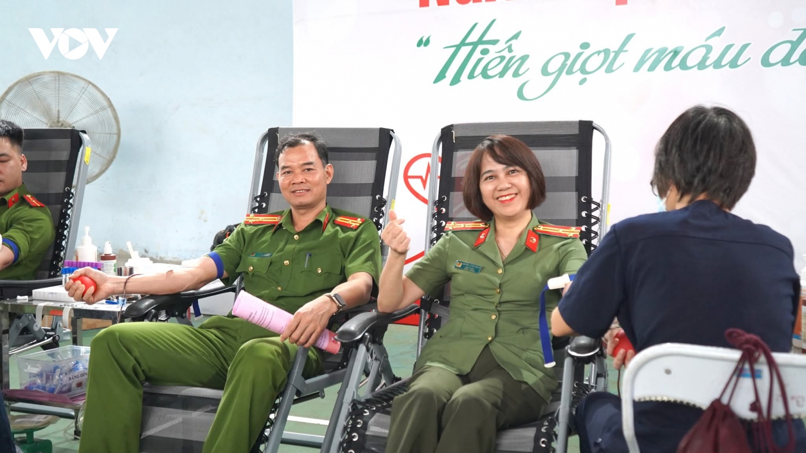 Gần 800 cán bộ, chiến sỹ Công an Thái Nguyên tham gia ngày hội hiến máu