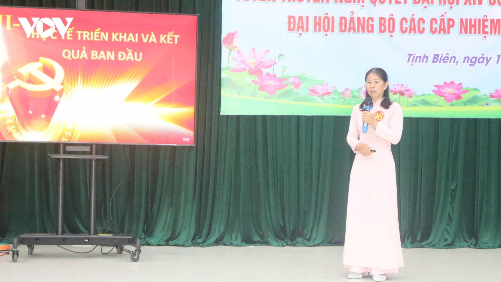 Hội thi tuyên truyền viên giỏi đưa Nghị quyết XIV vào cuộc sống