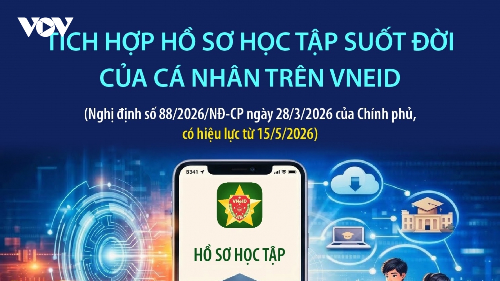 Sẽ tích hợp hồ sơ học tập suốt đời của cá nhân trên VNeID