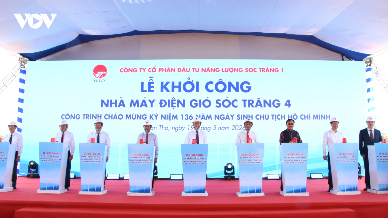 Cần Thơ khởi công dự án điện gió gần 15.000 tỷ đồng