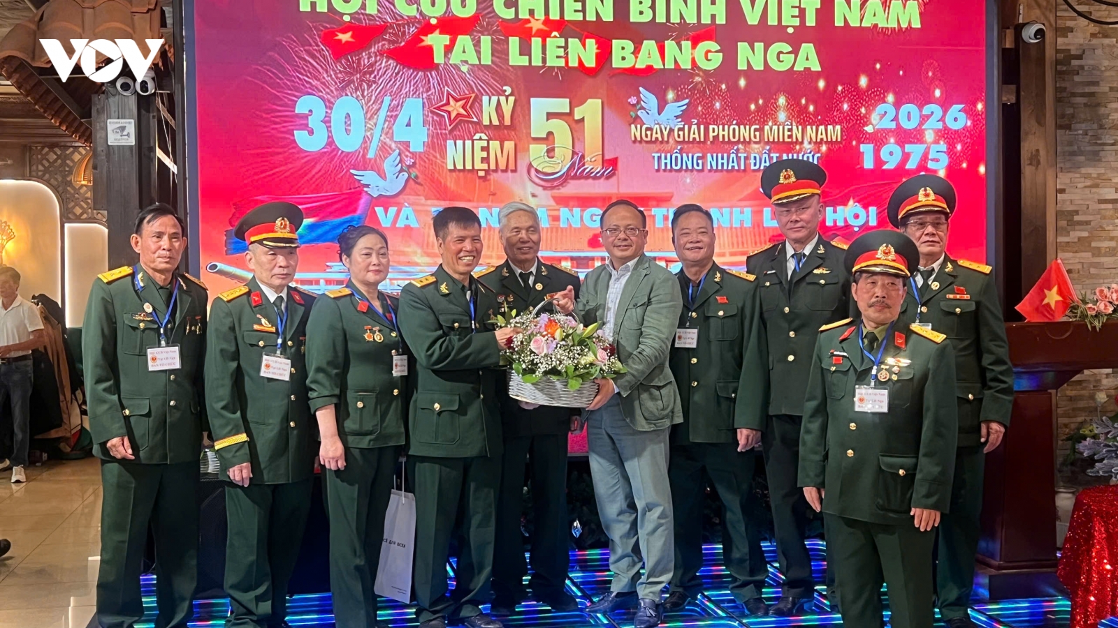 Hội Cựu chiến binh VN tại LB Nga kỷ niệm 51 năm Ngày Giải phóng miền Nam