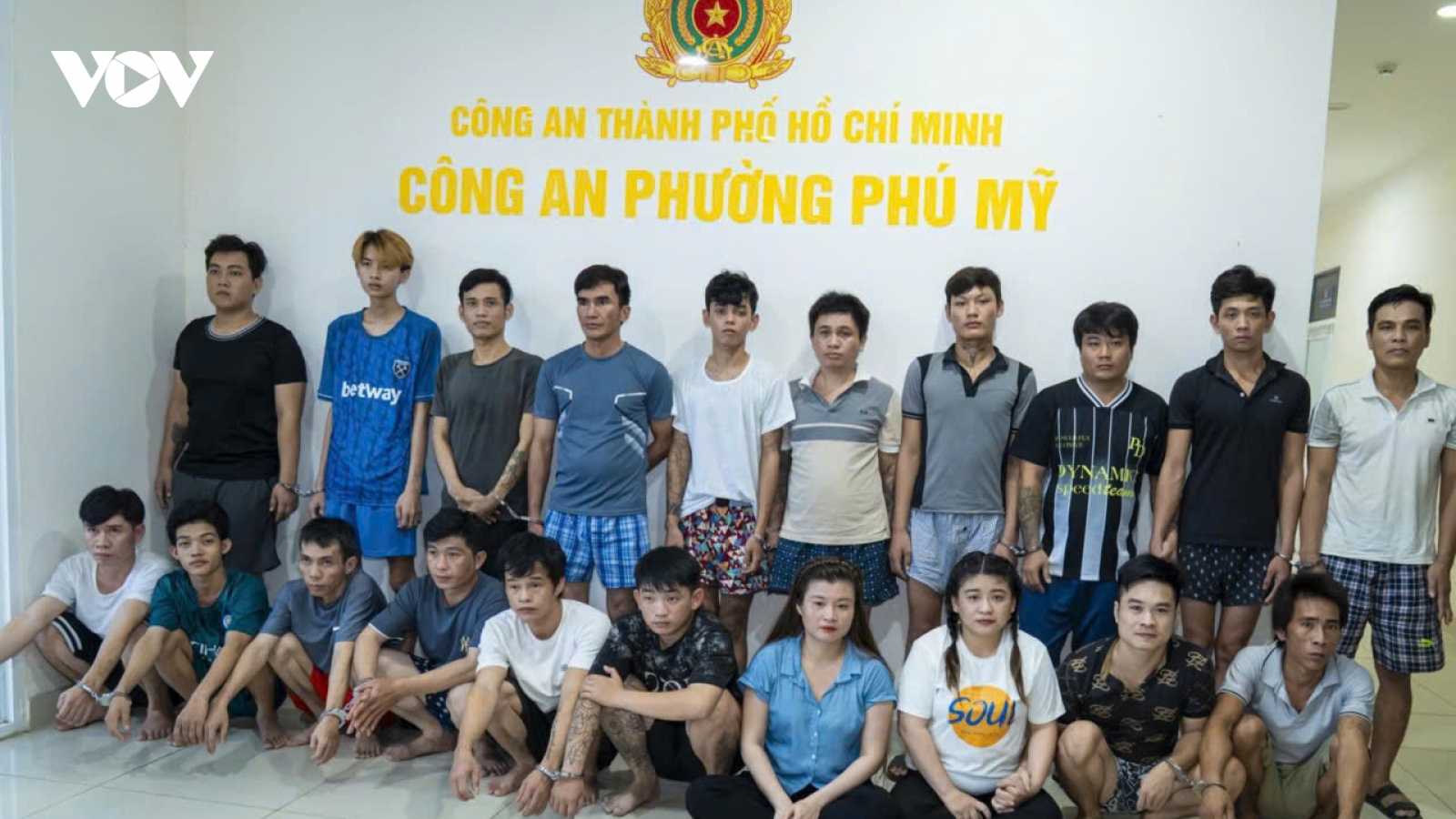 Công an phường Phú Mỹ triệt phá đường dây ma túy, khởi tố 21 đối tượng