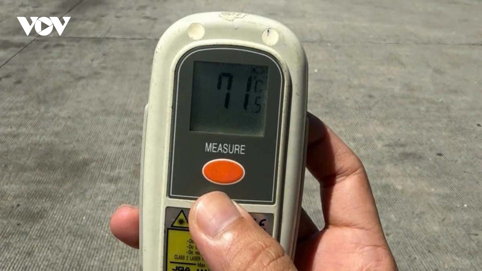 Thông tin nhiệt độ ngoài trời có nơi lên tới 71 độ C có chính xác?
