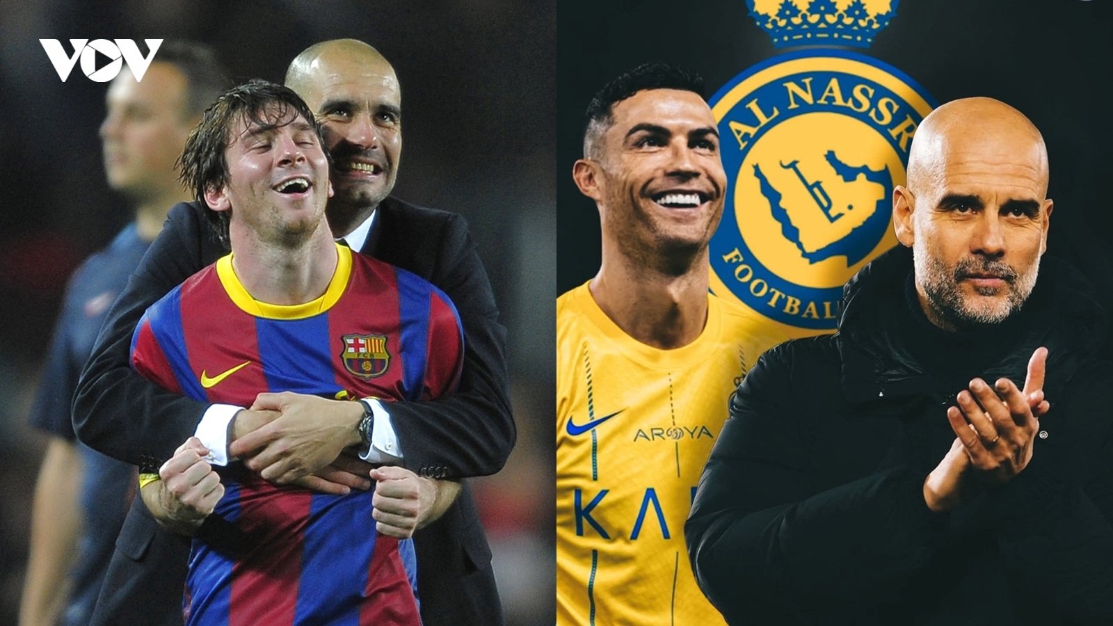 Pep Guardiola làm nên điều chưa từng có trong lịch sử với Messi và Ronaldo?