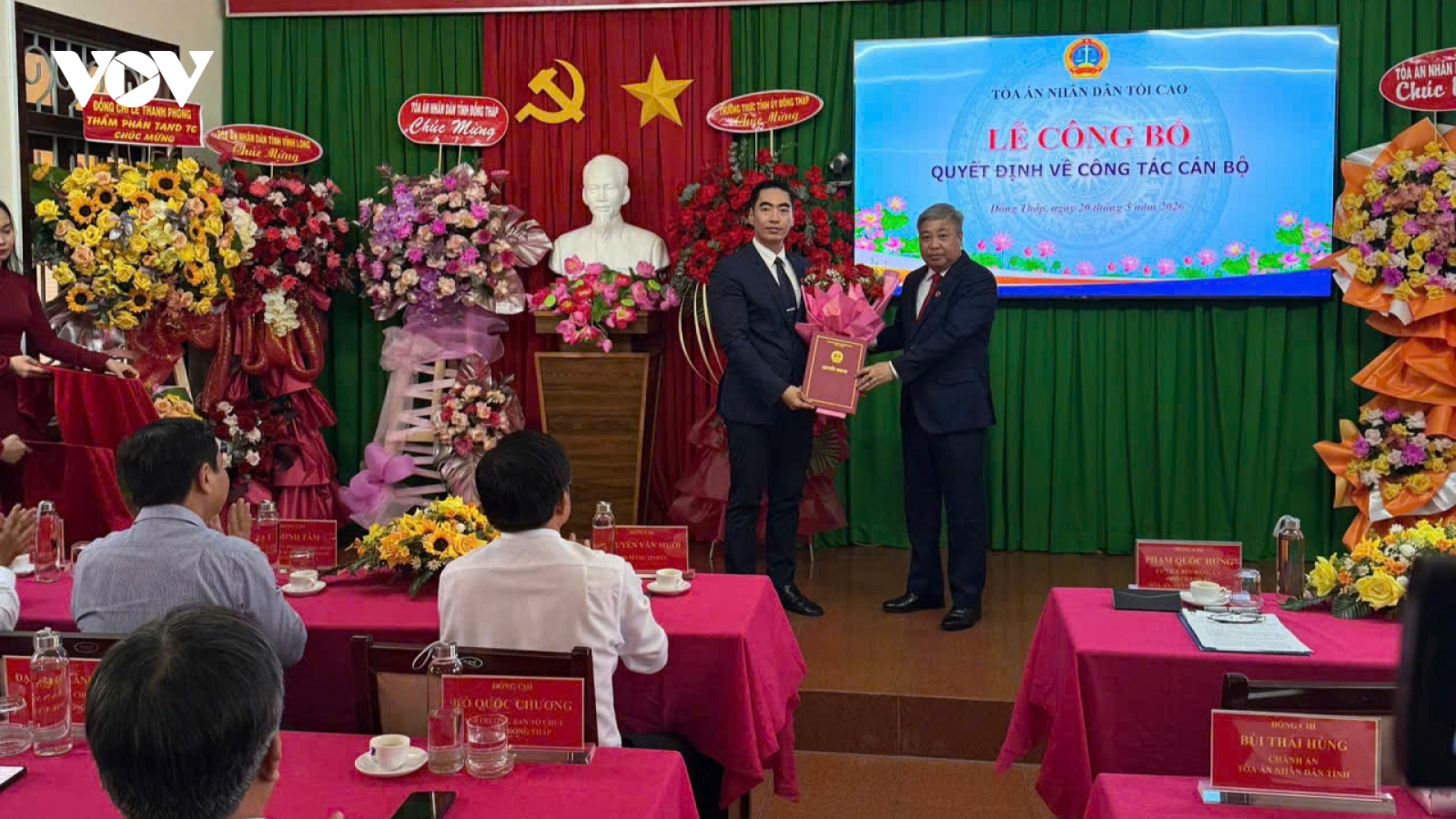 Phó Chánh án TAND TP.HCM giữ chức vụ Chánh án TAND tỉnh Đồng Tháp