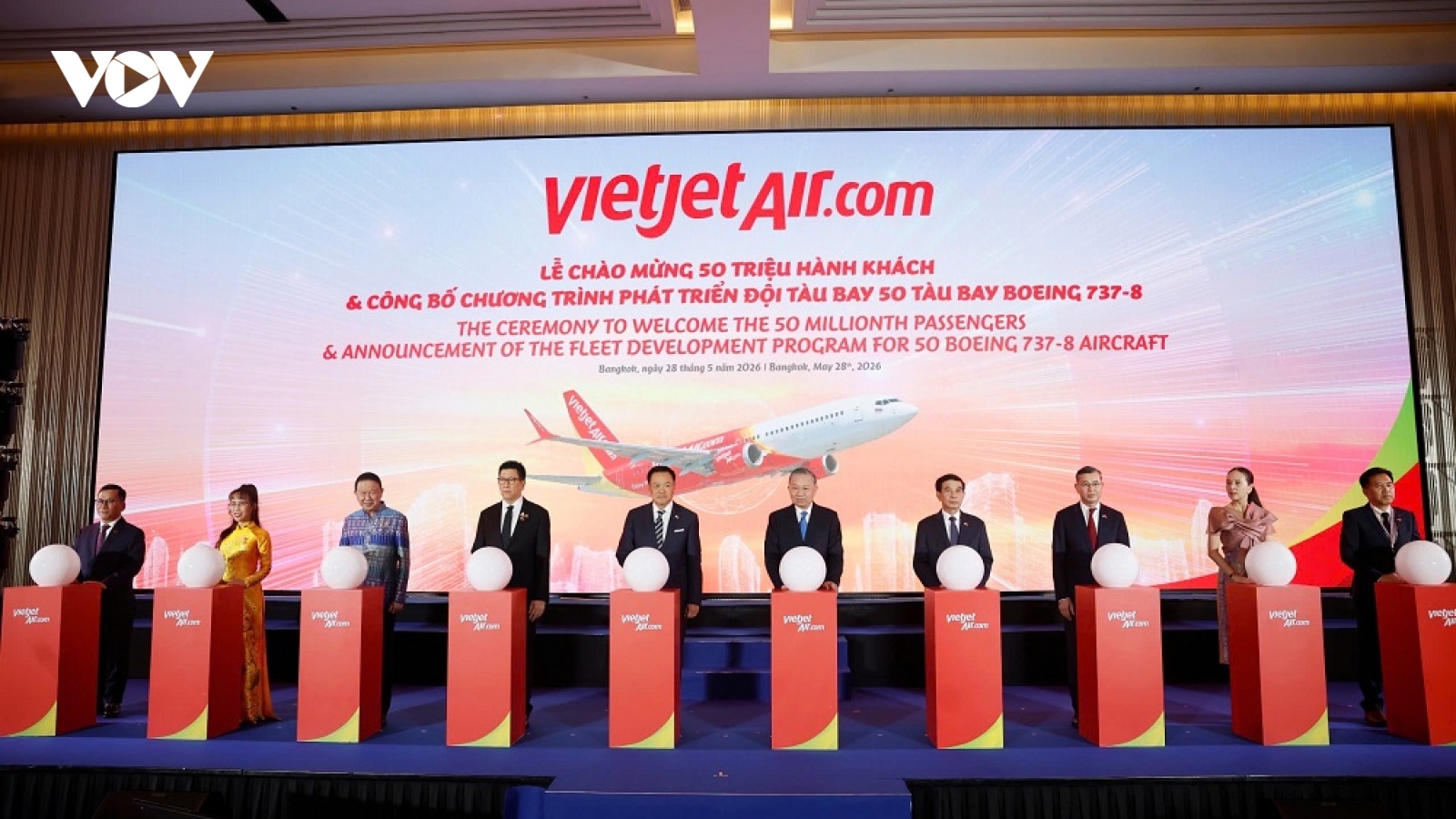 Vietjet chào mừng 50 triệu lượt khách Việt Nam – Thái Lan
