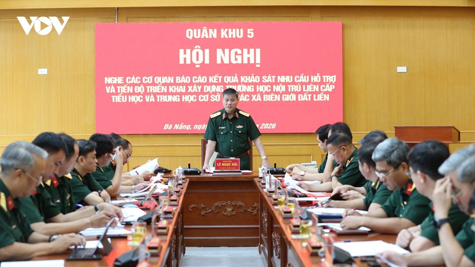 Quân khu 5 hỗ trợ xây dựng trường học nội trú liên cấp khu vực biên giới
