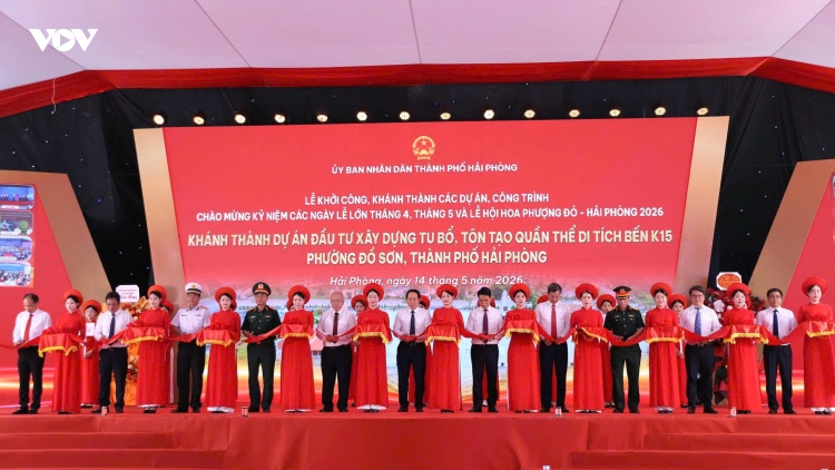 Hải Phòng khởi công, khánh thành 14 dự án, có tổng đầu tư gần 25.000 tỷ đồng