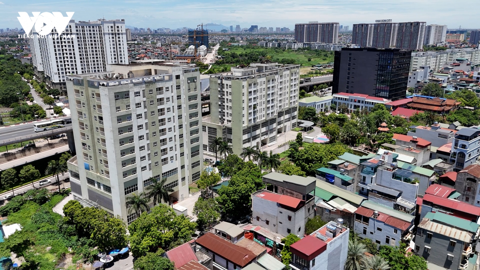 Nơi ở mới của người dân vùng giải tỏa ở Hà Nội tại khu tái định cư Thượng Thanh