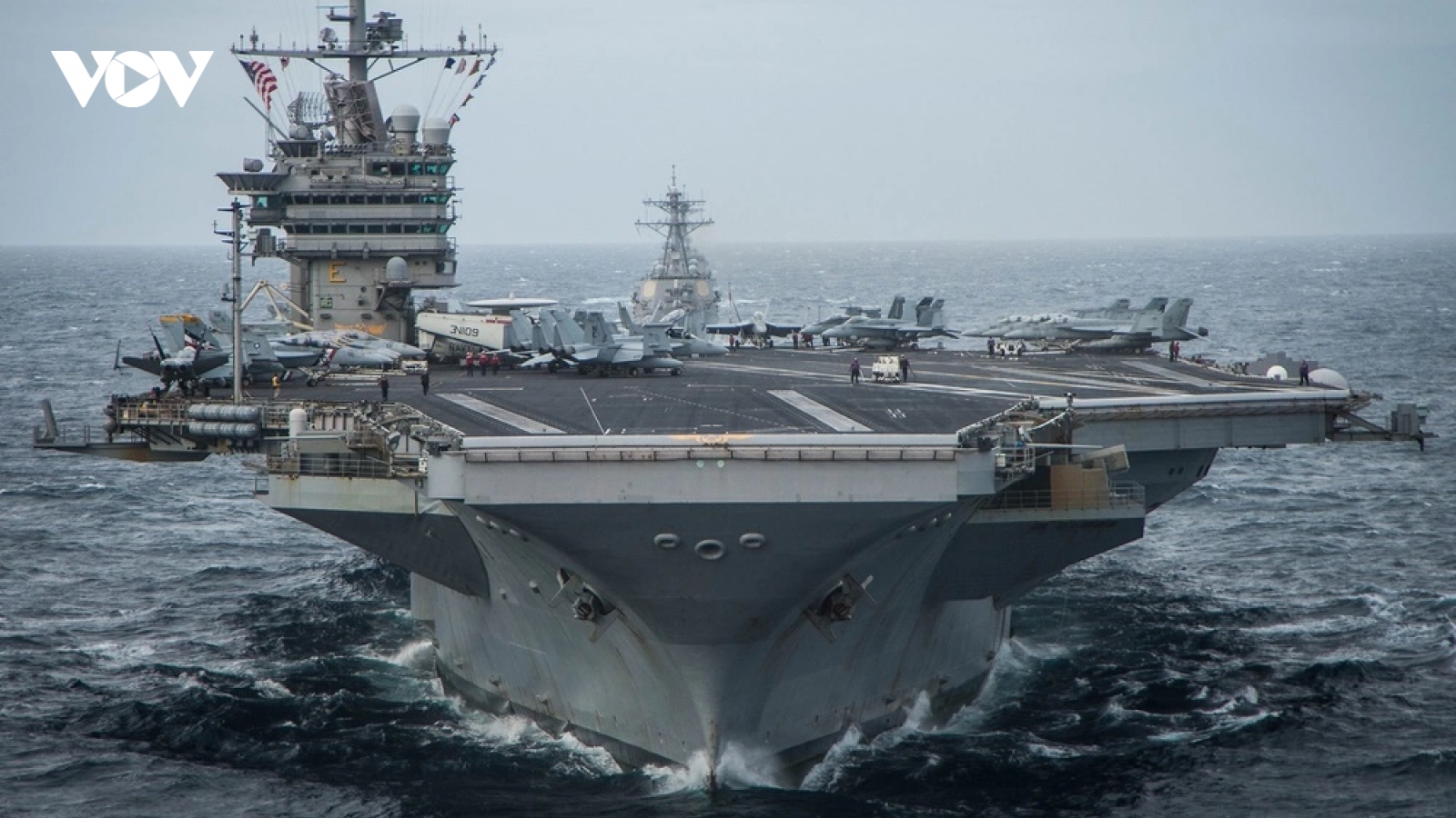 Tàu sân bay hạt nhân USS George Washington của Mỹ quay lại Nhật Bản