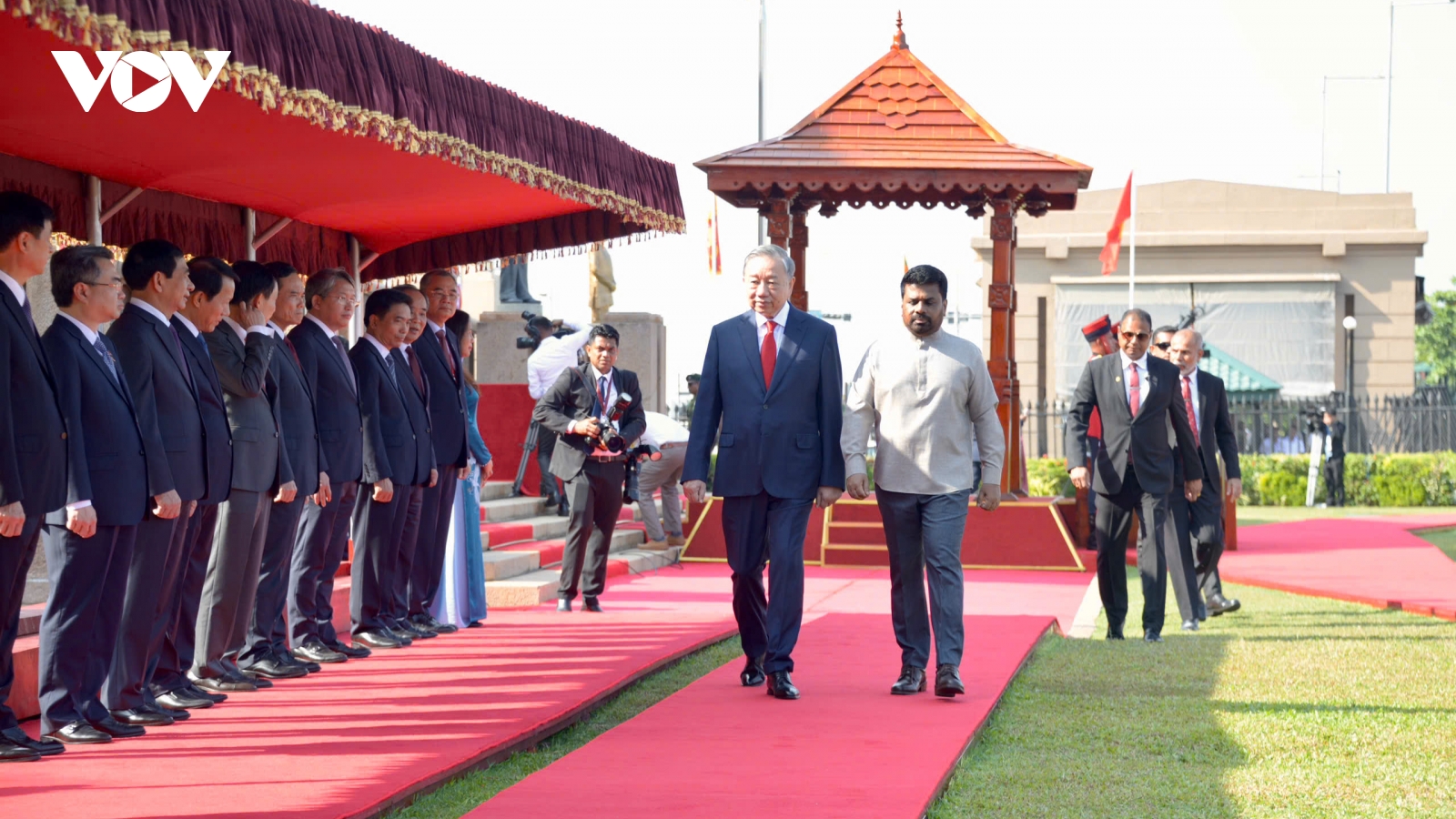 Sri Lanka bắn 21 loạt đại bác chào mừng Tổng Bí thư, Chủ tịch nước Tô Lâm