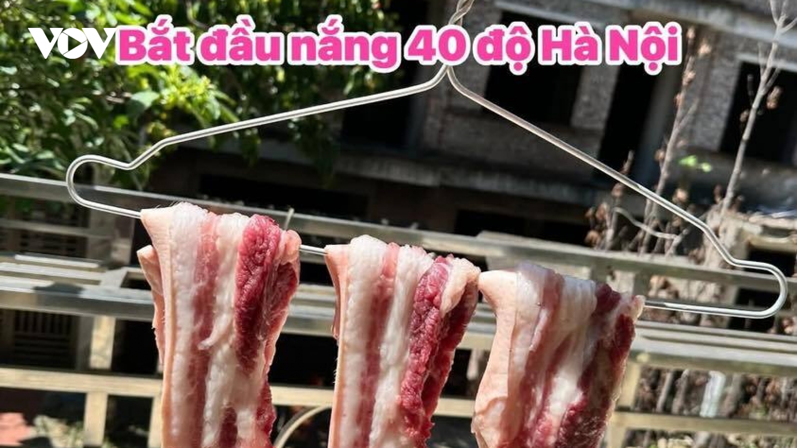 Chuyên gia cảnh báo sức khỏe với trào lưu làm thịt một nắng ở ban công nóng 40 độ