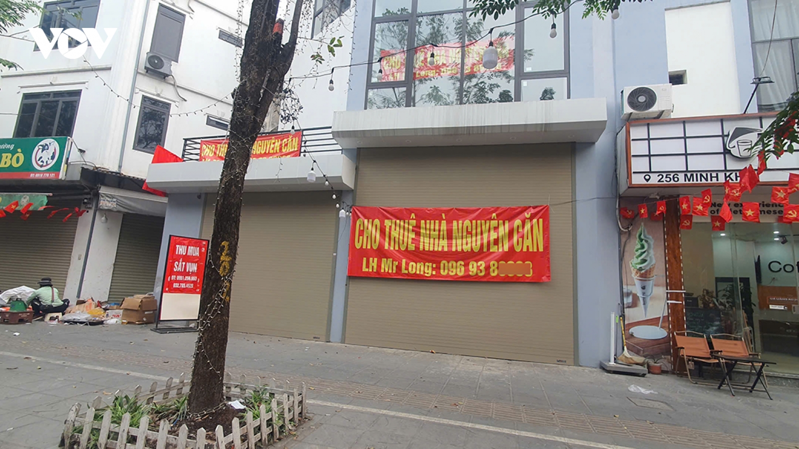 Vì sao mặt bằng tại các tuyến phố trung tâm Hà Nội bị bỏ trống kéo dài?