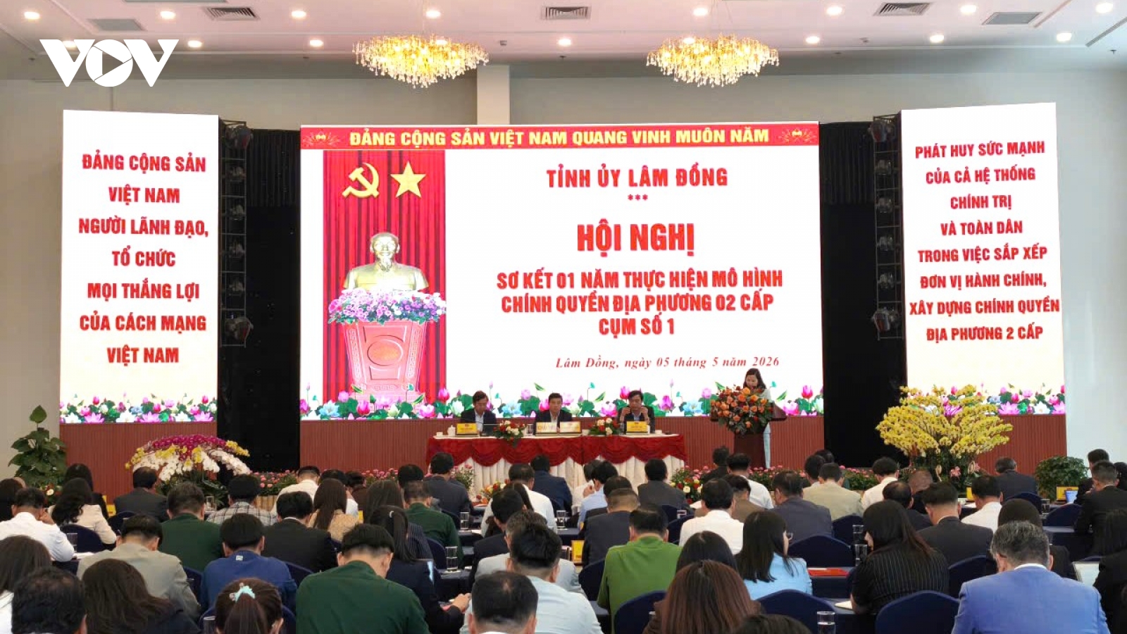 Lâm Đồng sơ kết mô hình chính quyền 2 cấp: Nêu rõ khó khăn, vướng mắc