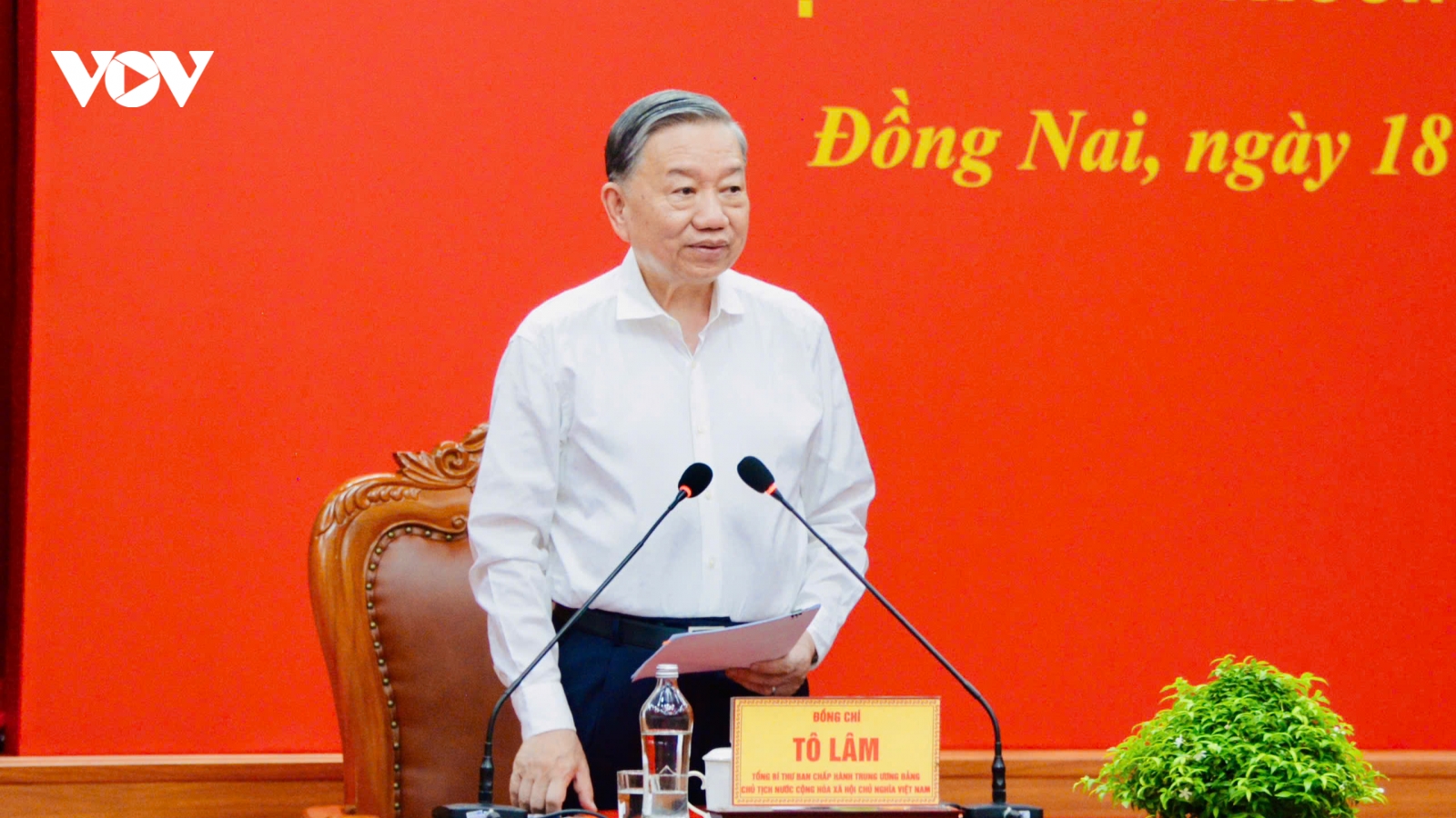 Tổng Bí thư, Chủ tịch nước Tô Lâm làm việc với Ban Thường vụ Thành ủy Đồng Nai