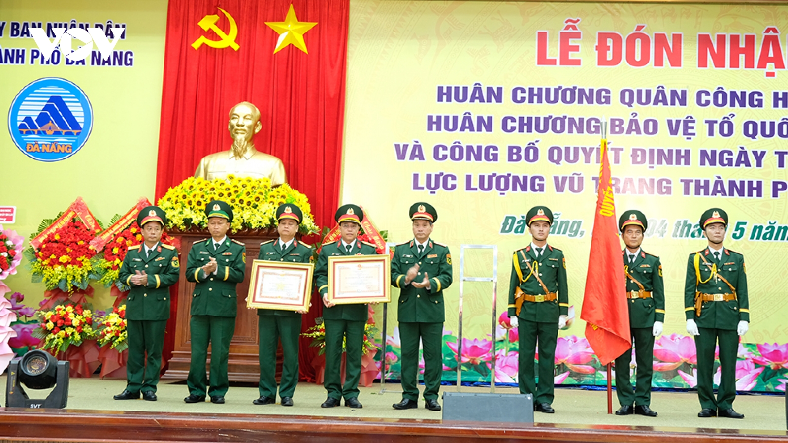 Bộ Chỉ huy quân sự TP Đà Nẵng đón nhận Huân chương Quân công hạng Nhất