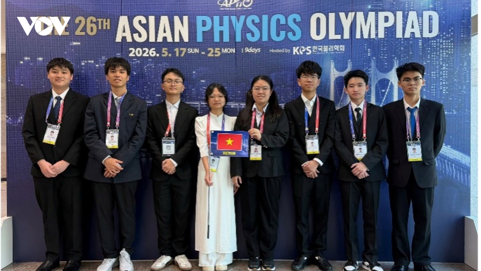 Việt Nam đoạt 8 huy chương Olympic Vật lý châu Á lần thứ 26