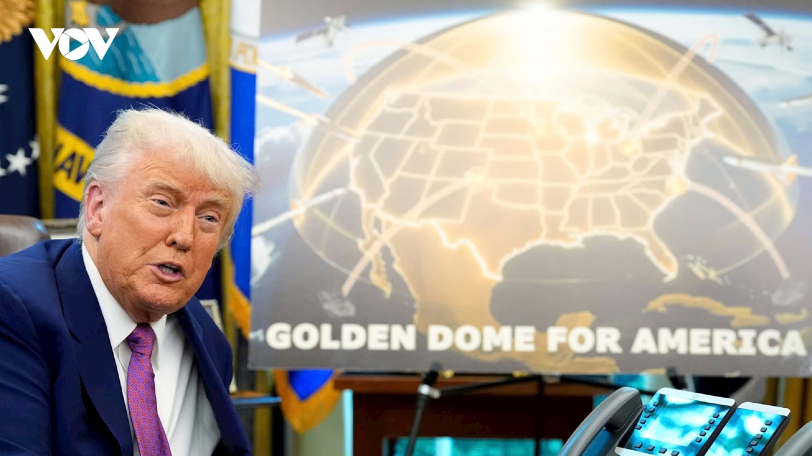 Dự án phòng thủ “Vòm Vàng” của ông Trump có thể tiêu tốn 1.200 tỷ USD