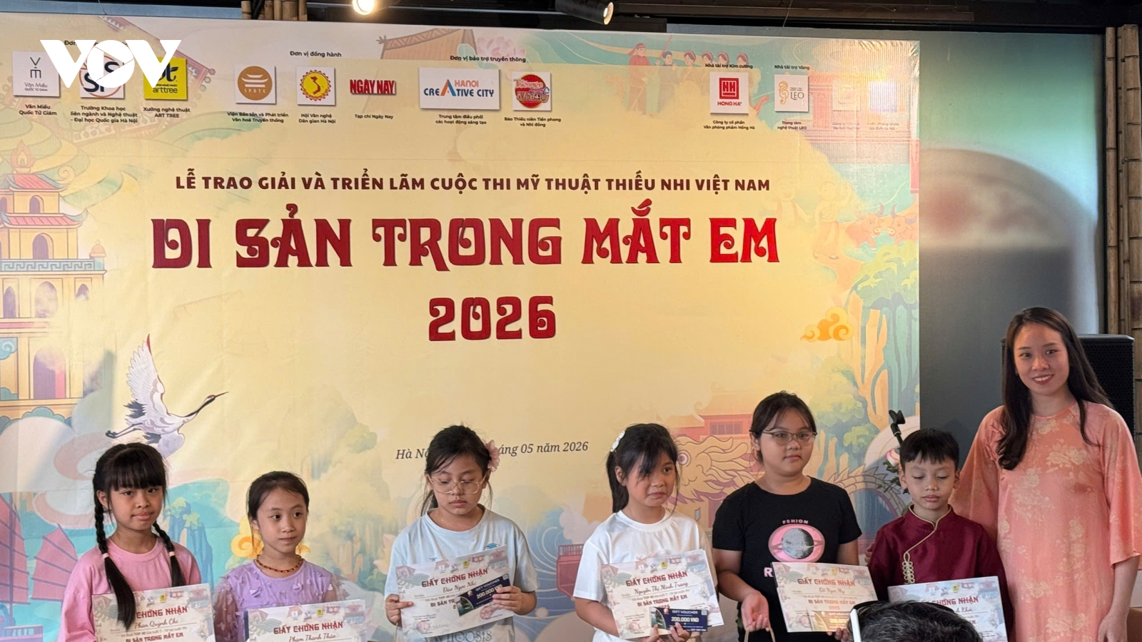 Cuộc thi “Di sản trong mắt em”: Vinh danh những hoạ sĩ nhí tài năng