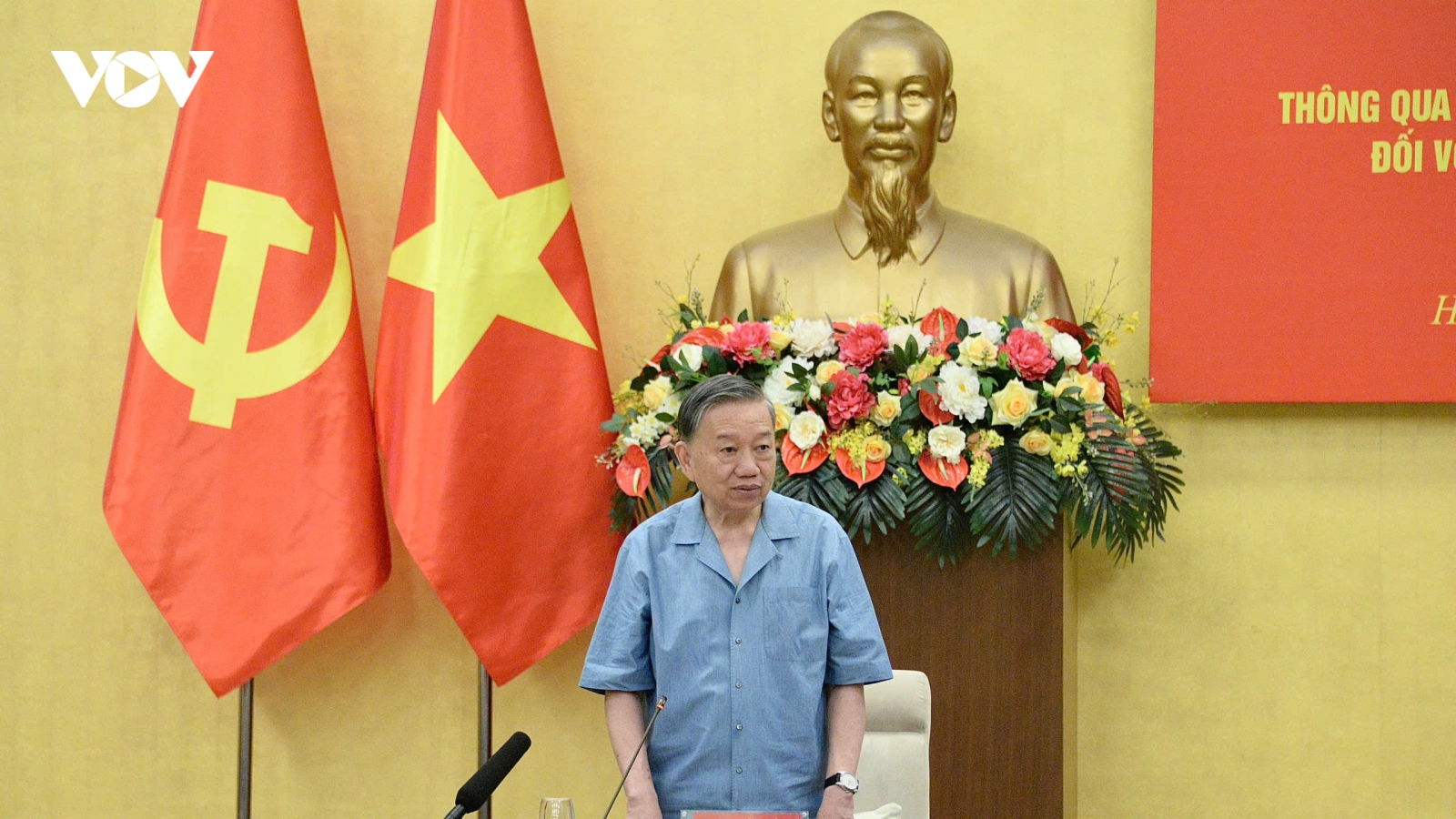 Tổng Bí thư, Chủ tịch nước Tô Lâm làm việc với Ban Thường vụ Đảng ủy Quốc hội