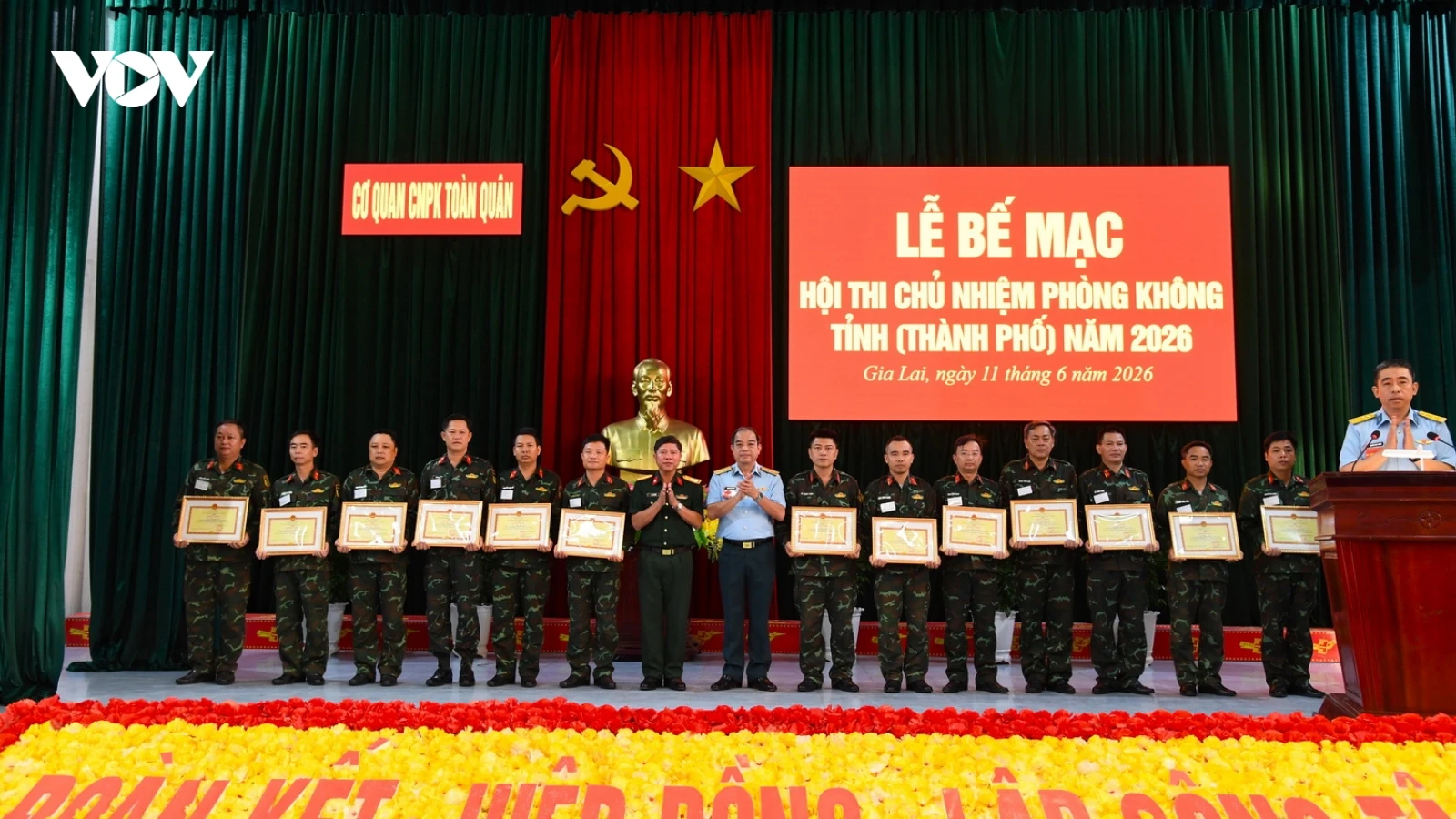 Bế mạc Hội thi Chủ nhiệm Phòng không tỉnh, thành phố năm 2026