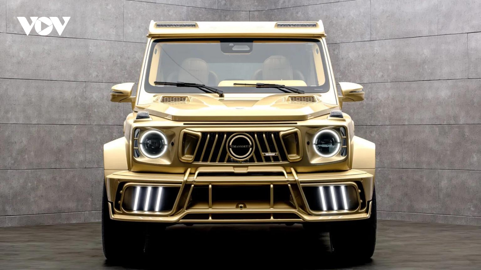 Ngắm bản độ Mansory Mercedes-AMG G63 dát vàng kiểu Dubai, công suất 820 mã lực