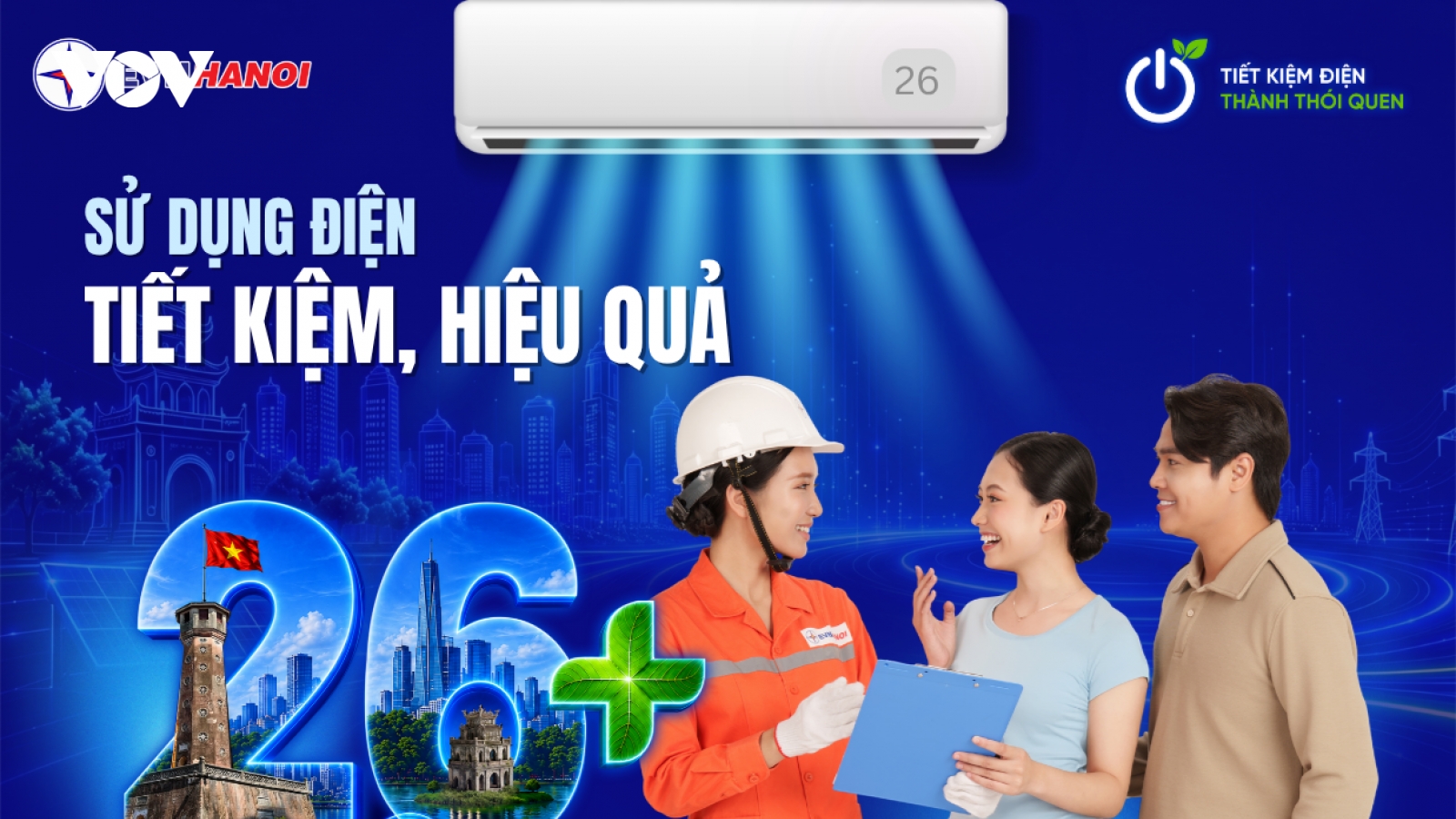Tiêu thụ điện tăng cao trong mùa hè: EVNHANOI hướng dẫn sử dụng điện tiết kiệm