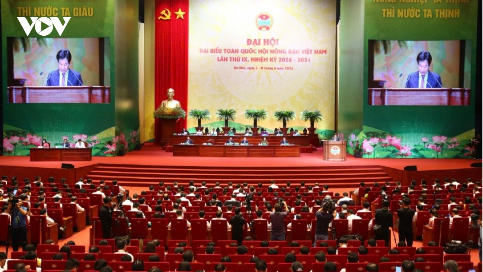 600 delegates attend 9th National Congress of Vietnam Farmers' Union