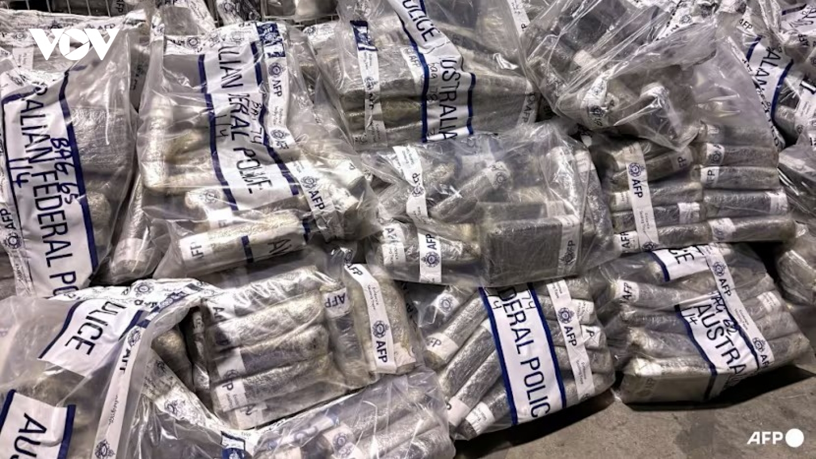 Cảnh sát Australia bắt giữ số ma túy kỷ lục lên tới 2,7 tấn cocaine