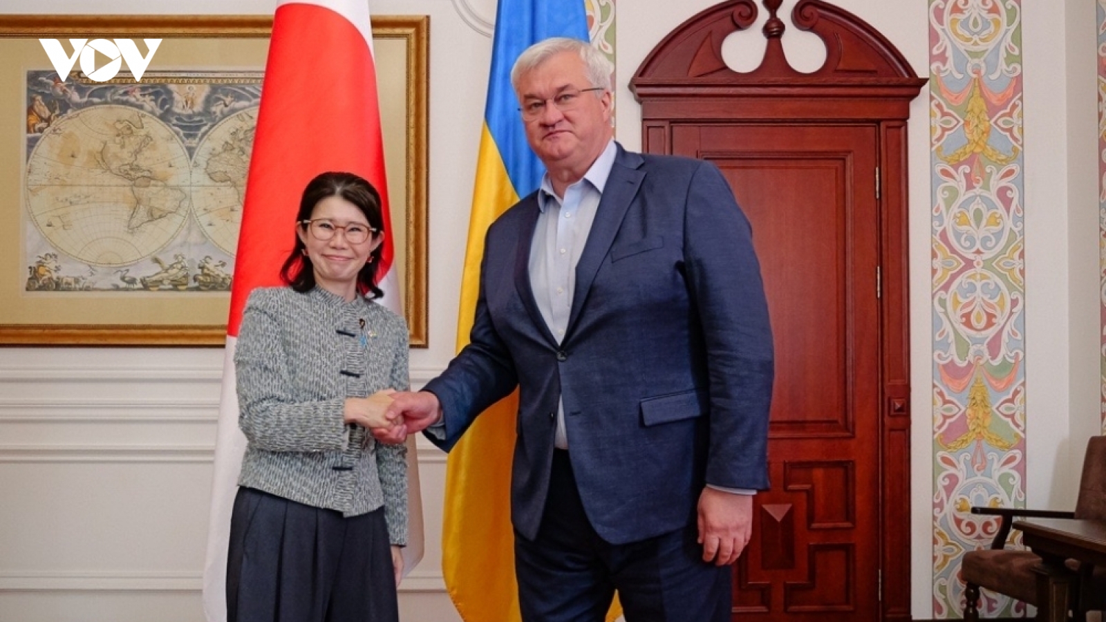 Bộ trưởng Ngoại giao Ukraine thăm Nhật Bản