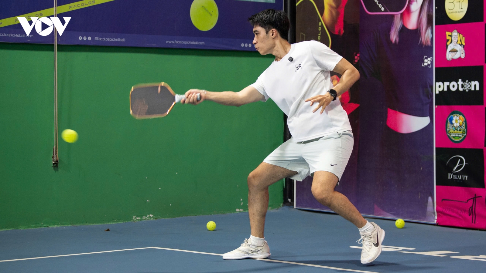 Nhập môn Pickleball: Bài tập Drive Forehand và Backhand dọc dây kết hợp di chuyển