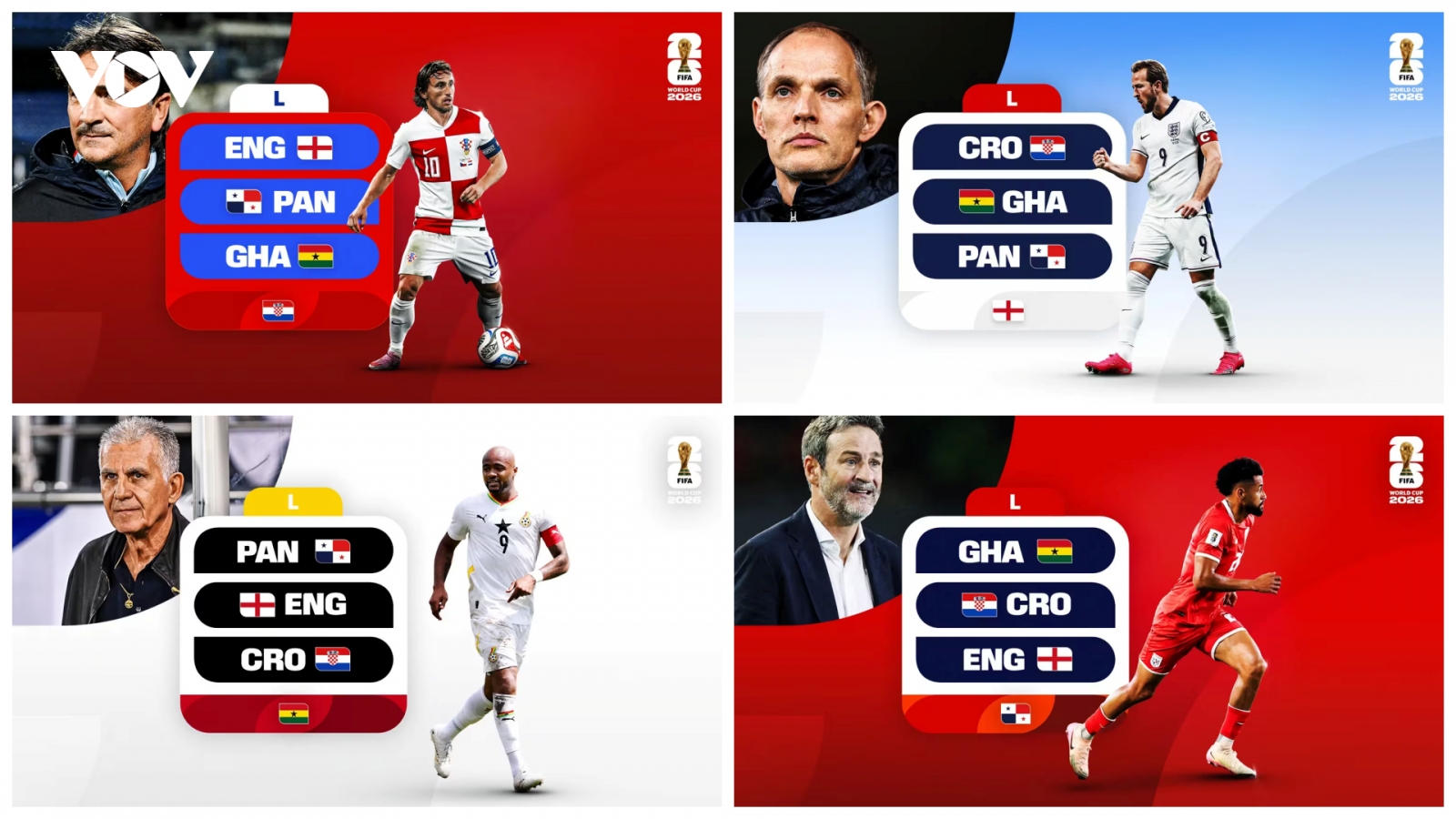 Nhận định bảng L World Cup 2026: Tuyển Anh đại chiến Croatia