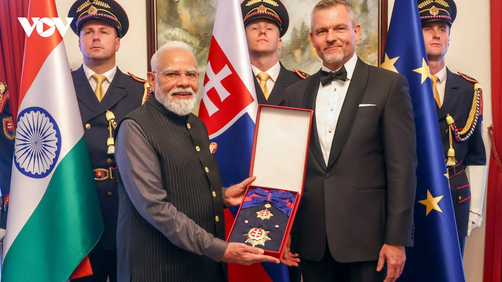 Thủ tướng Ấn Độ Narendra Modi được Slovakia trao tặng huân chương cao quý nhất