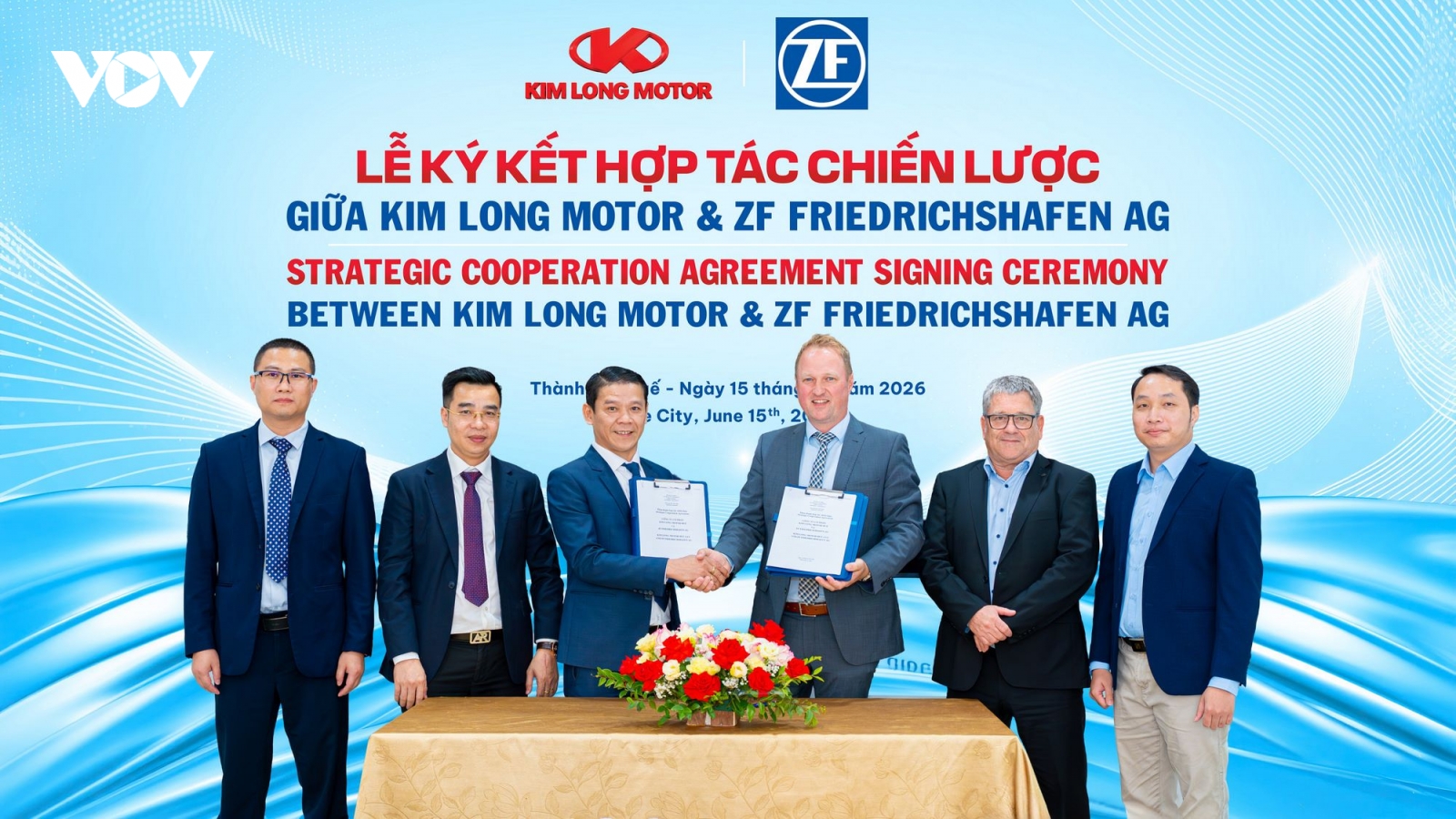 Kim Long Motor hợp tác ZF Group nâng công nghệ xe thương mại