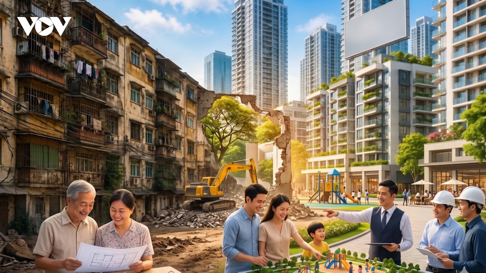 Cải tạo chung cư cũ khu vực lõi: Khi lợi ích an dân được đặt lên hàng đầu