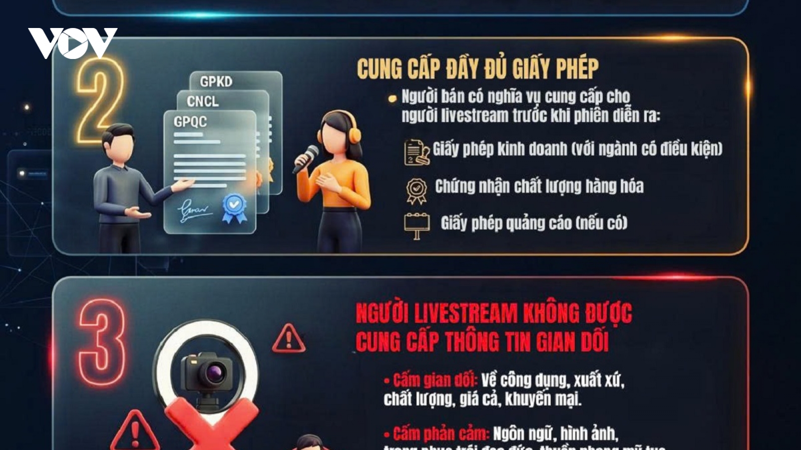 Người livestream bán hàng cần biết điều này từ ngày 1/7